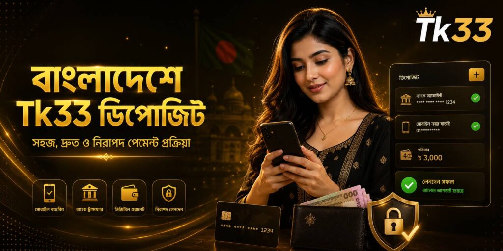 Tk33 ডিপোজিট ও উইথড্রয়াল