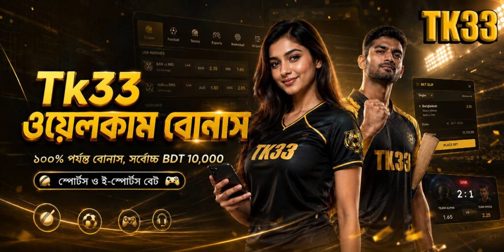 Tk33 ওয়েলকাম বোনাস