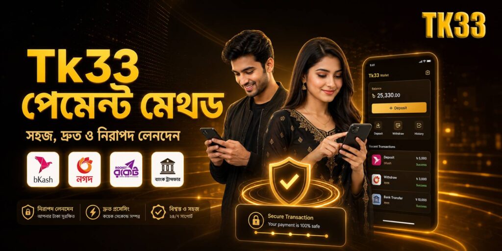 Tk33 পেমেন্ট মেথড
